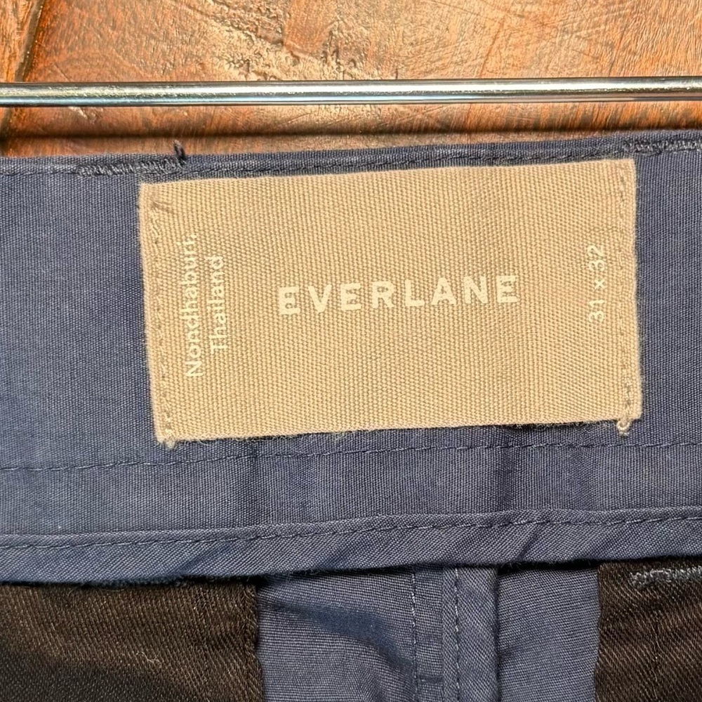 Everlane The Performance Chino | Slim Fit Blue Size 31 x 32 - Picture 11 of 12
